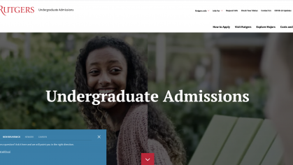 Undergraduate Admissions Site