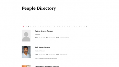 People Directory 