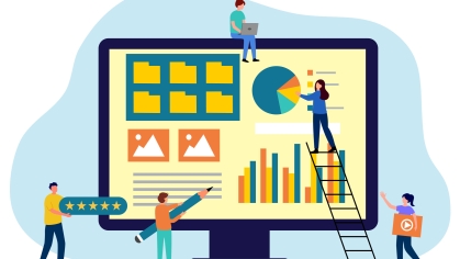 website building graphic